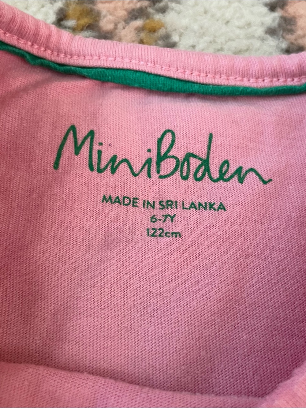 Mini Boden Pink Bunny Guinea Pig Lift Flap Appliqué Long-Sleeve Top for Kids - Picture 3 of 3